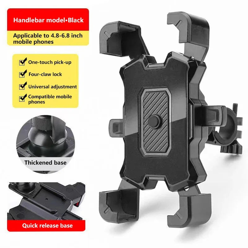 360° Rotatable Bike Phone Holder – MTB & Motorcycle Mount