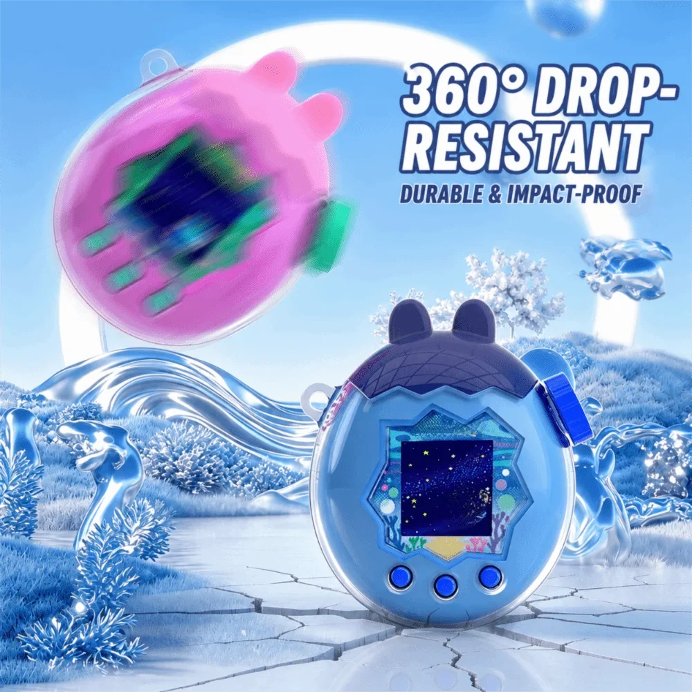 Clear PC Hard Case with Wings for Tamagotchi Paradise
