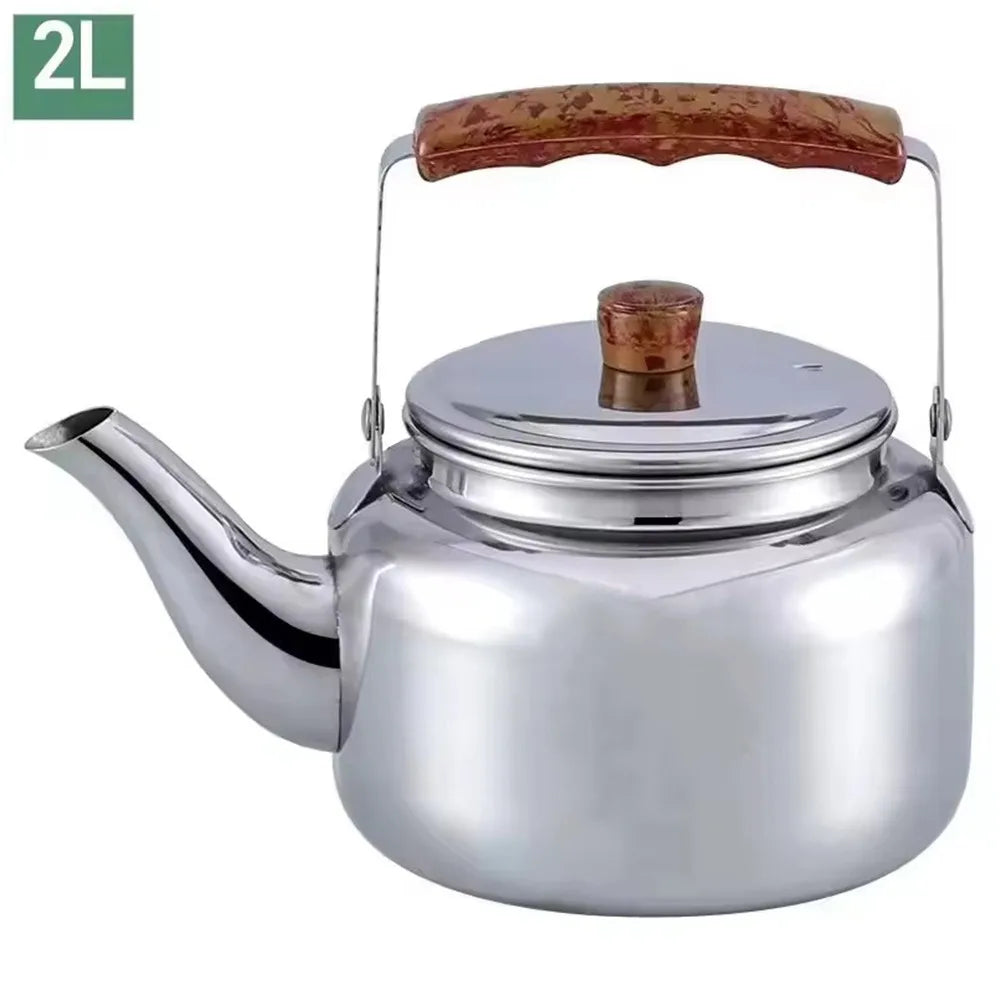 Stainless Steel Whistling Kettle 1L–2L | Home & Camping