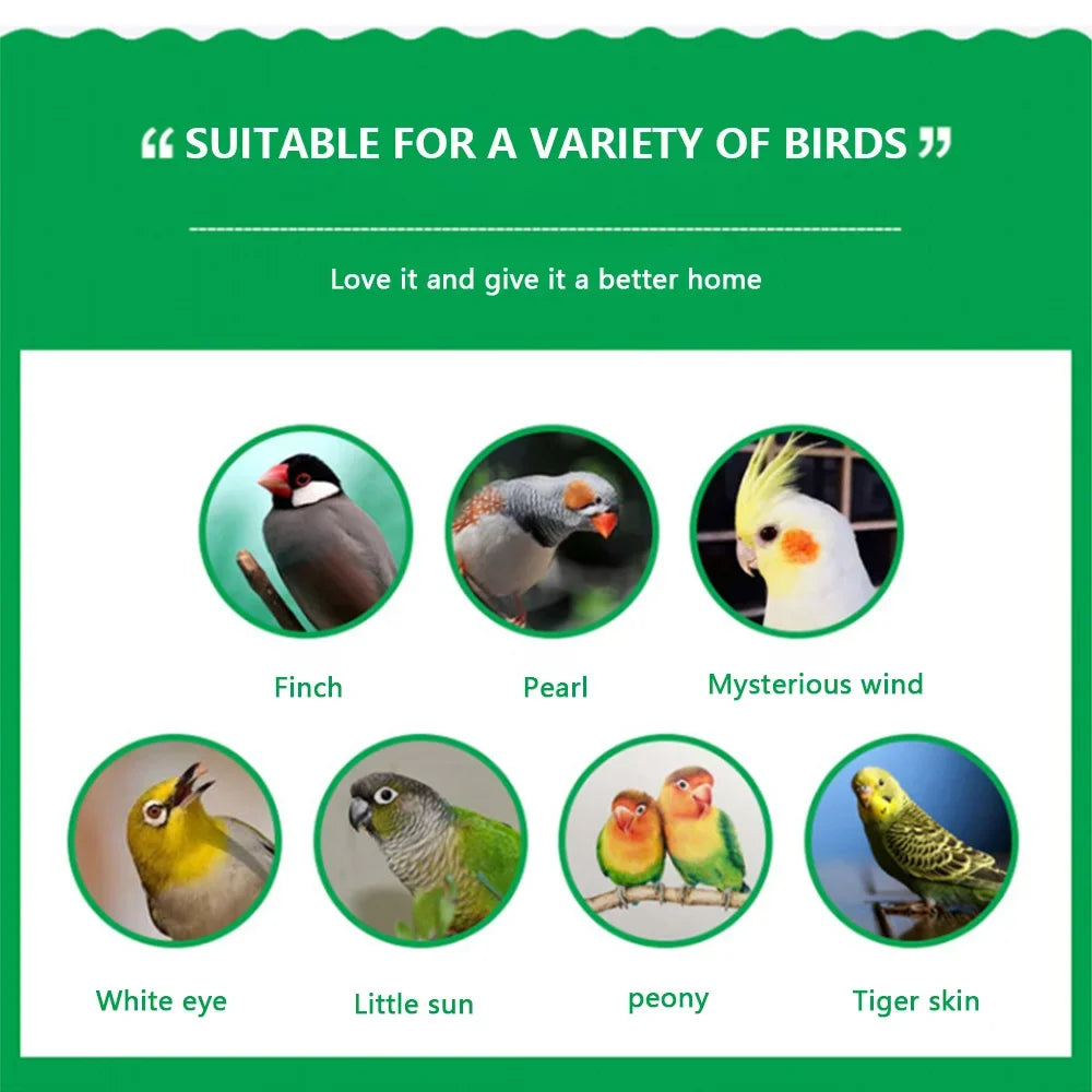 Wooden Parakeet Nesting Box – Budgie & Lovebird Breeding House