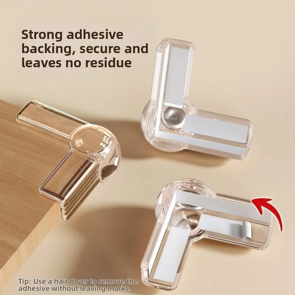 Transparent Furniture Corner Protectors – Soft PVC Baby Guards