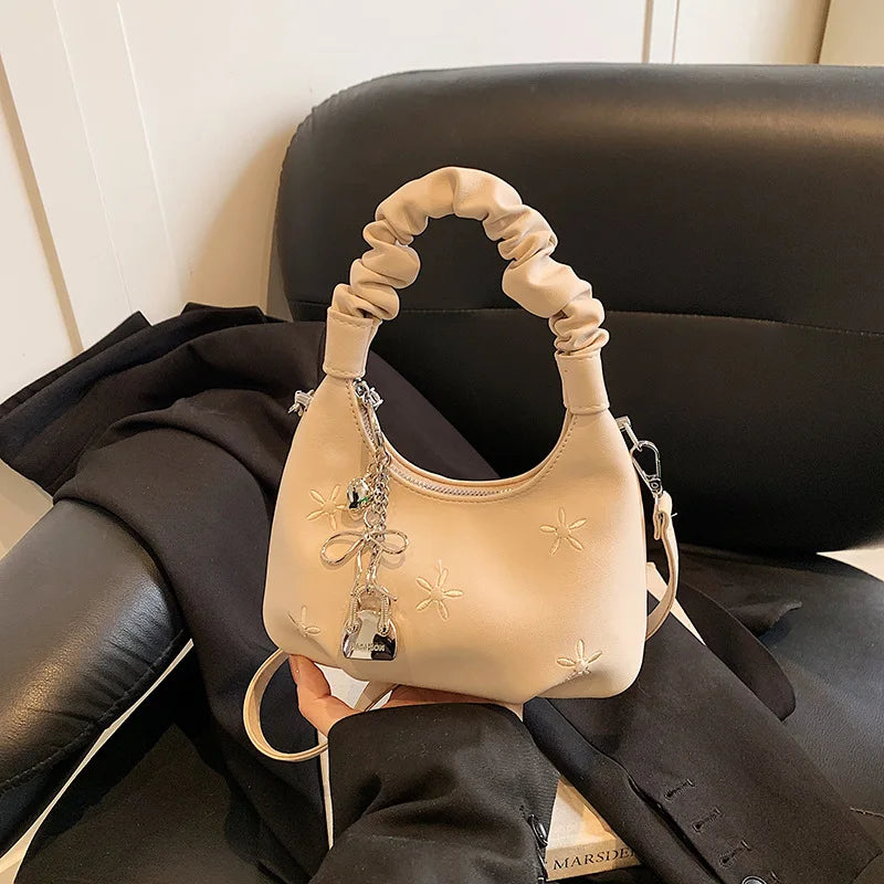Nixie Mini Cloud Crossbody Bag – PU Leather Women's Handbag
