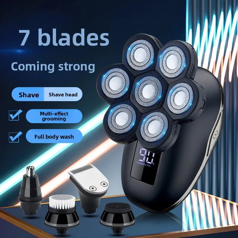 P3 Seven-Blade Rechargeable Electric Shaver | USB-C Waterproof