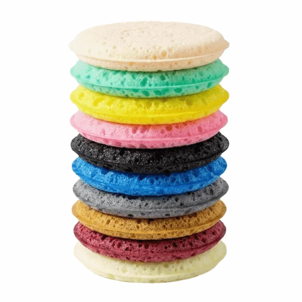 Round Non-Scratch Dishwashing Sponges – Multi-Use Pack of 5/10/20