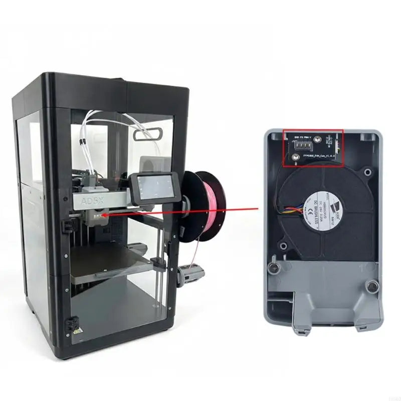 AD5X 3D Printer Cooling Fan Adapter Board – 2-Pack Replacement