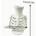 3D Printed Skeleton Ribcage Vase | Gothic Halloween Décor