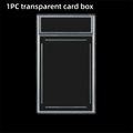 Transparent 35PT Trading Card Case UV Protection Collectible Box