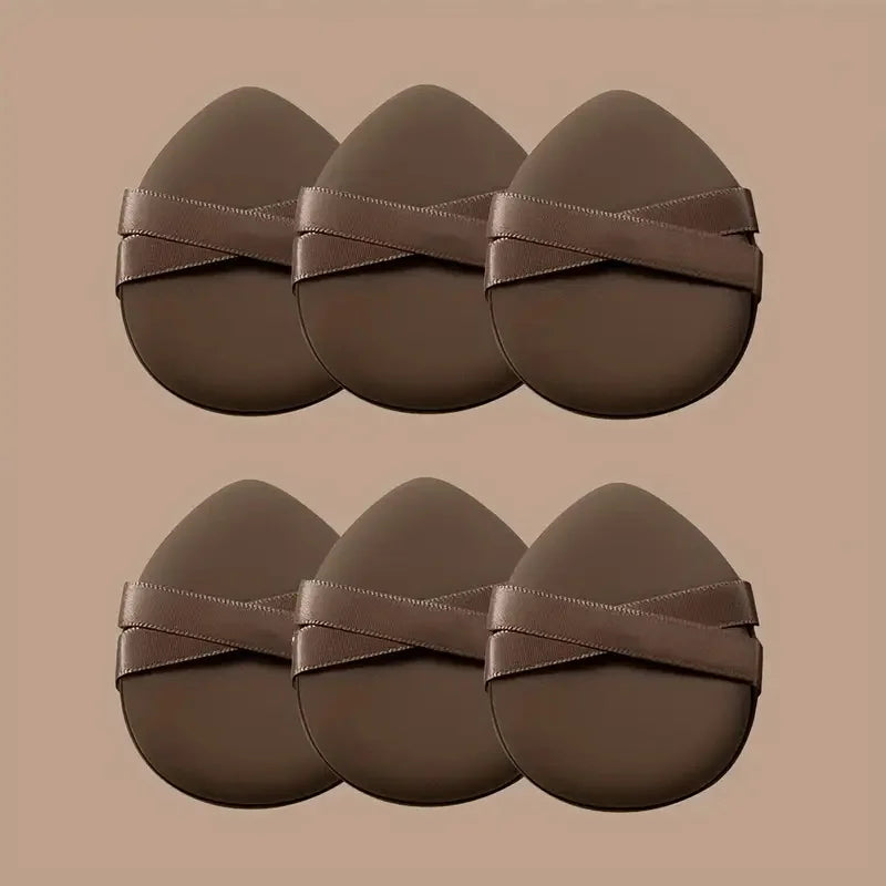 Double-Sided Teardrop Makeup Puffs – Foundation & Powder Set