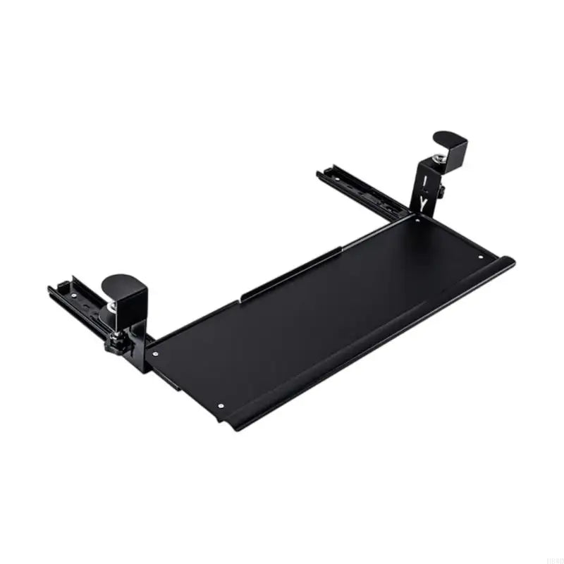 Under Desk Keyboard Tray – No-Drill Clamp Mount & Wrist Rest