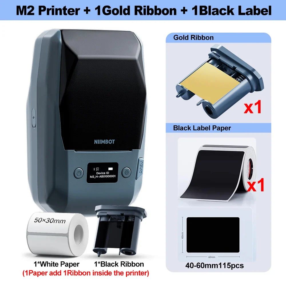 Niimbot M2 Thermal Transfer Label Printer – Barcode & Tag Maker