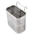 Stainless Steel Utensil Drying Basket & Chopstick Rack