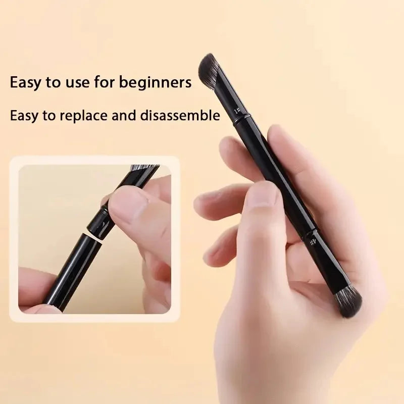 Mini Travel Makeup Brush Set 6 & 11Pcs | Double Ended