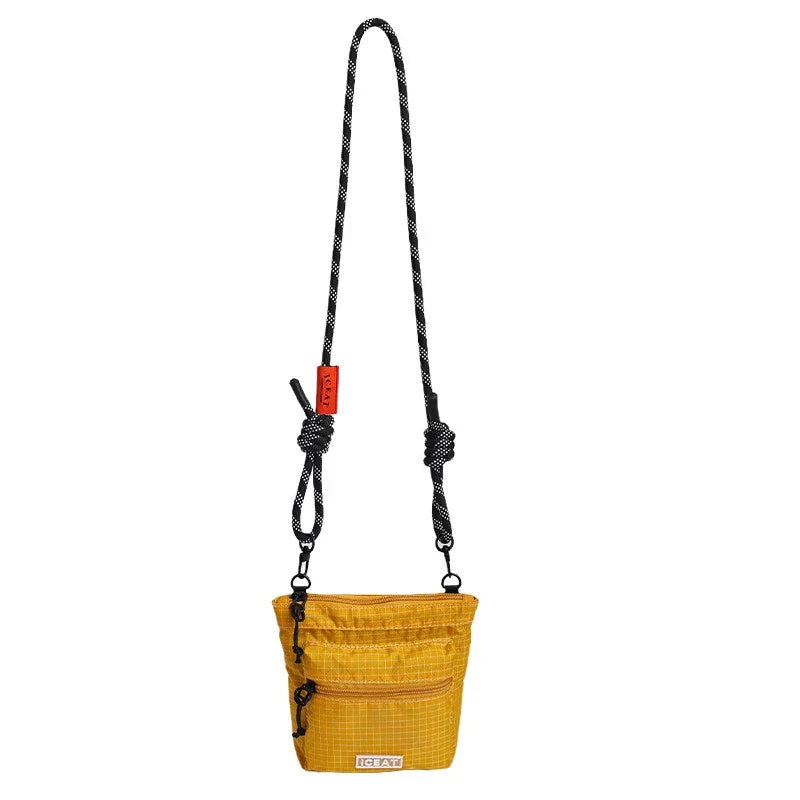 Korean Mini Crossbody Phone Bag | Nylon Casual Commuter Bag