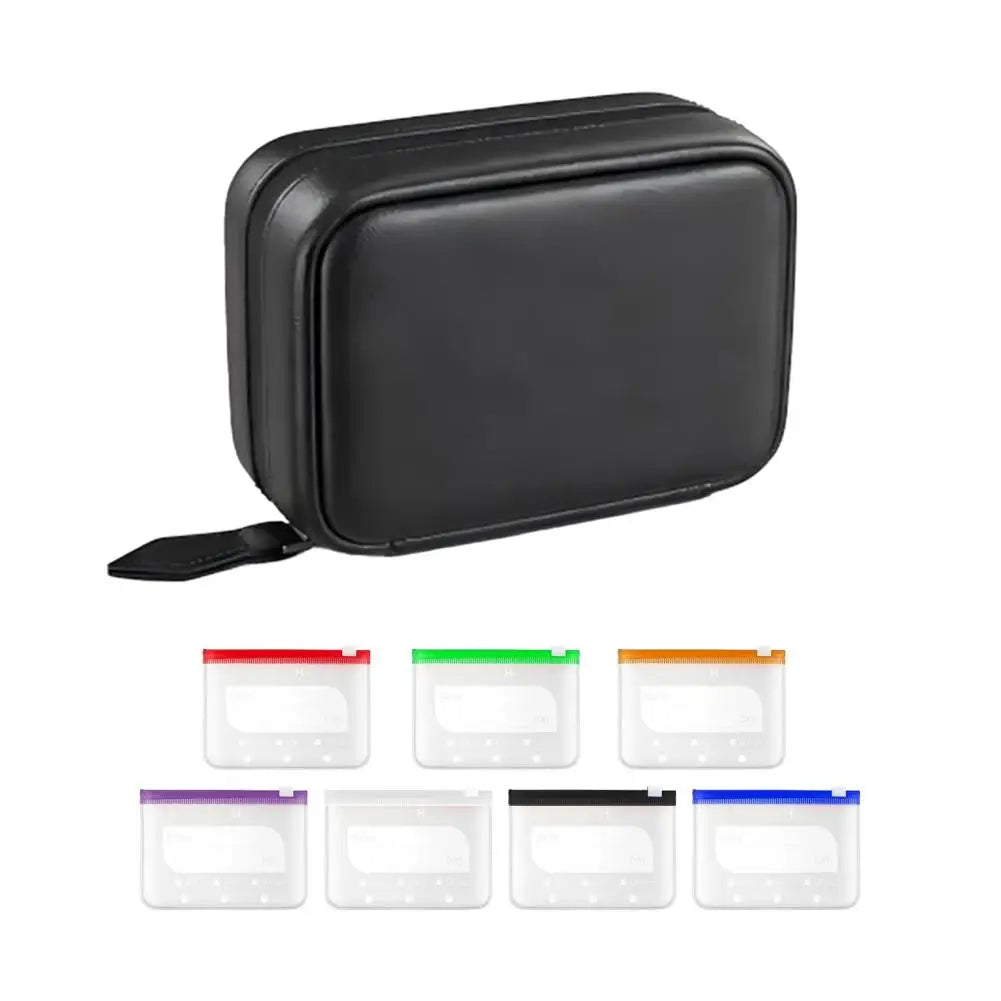 Weekly Pill Organizer – 7 Zippered Waterproof Medicine Bags