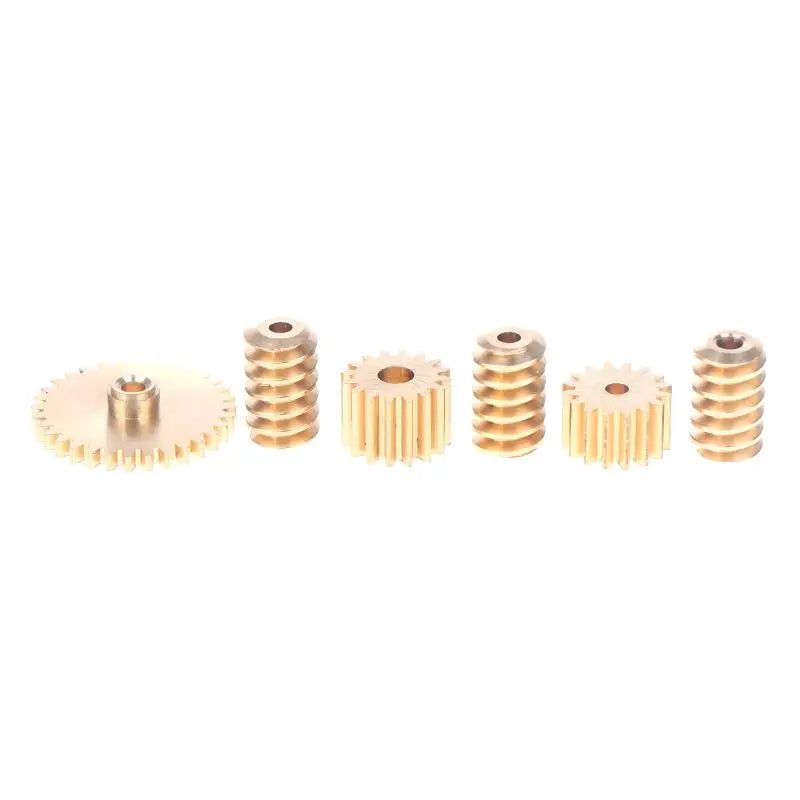 0.5M Copper Worm Gear Drive Set – 12–32 Teeth DIY Model Kit