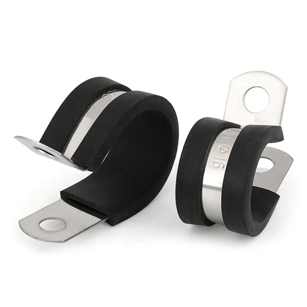 Rubber Lined R-Type Pipe Clamps | Hose & Cable Fasteners