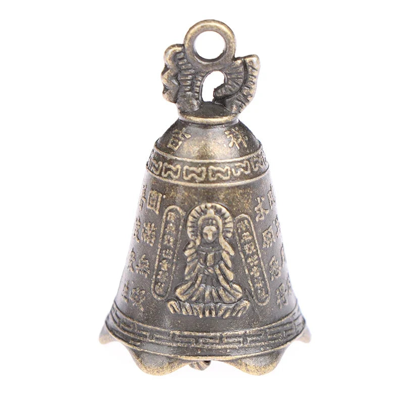Chinese Guanyin Mini Bell – Bronze Feng Shui Antique Sculpture