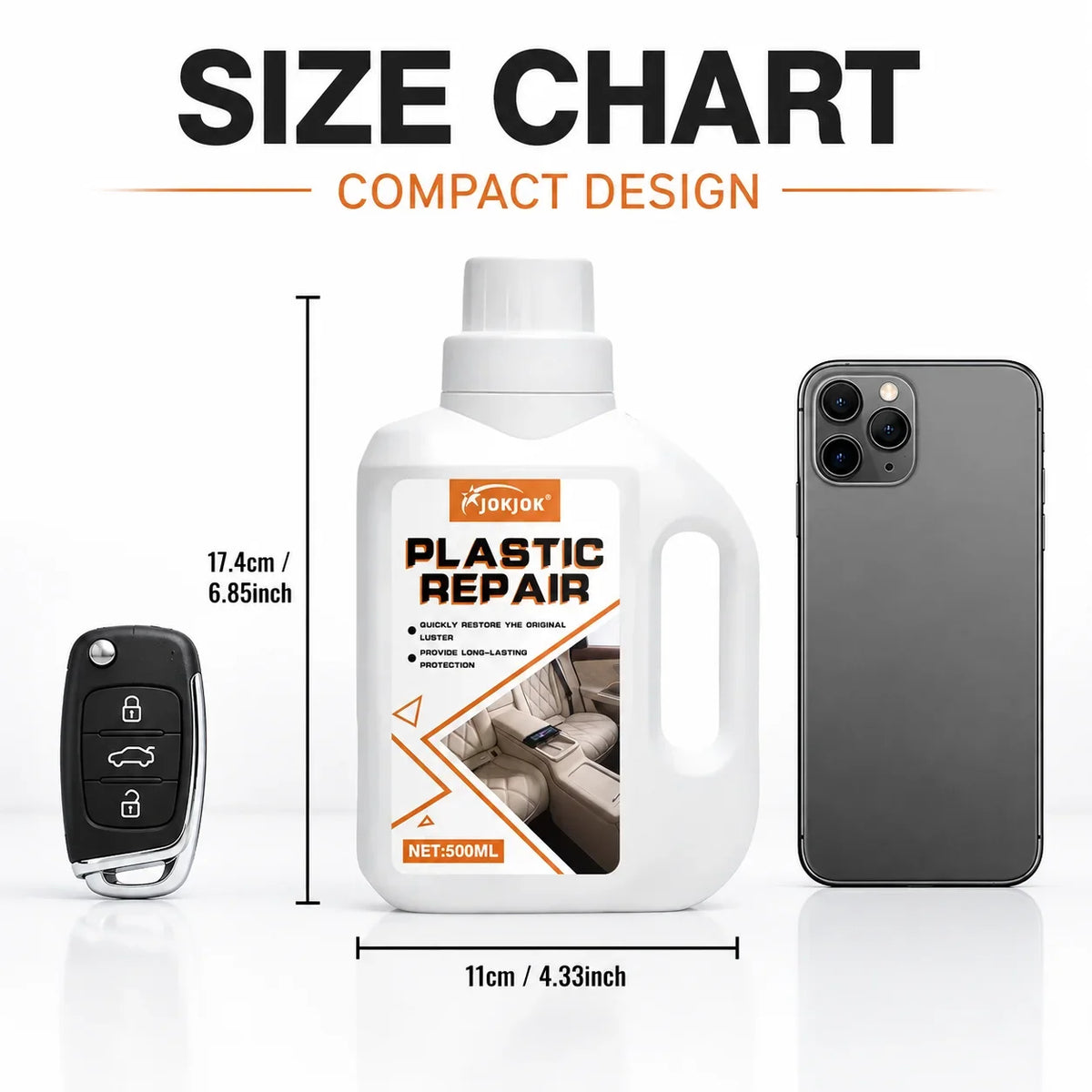500ml Multipurpose Car Interior Cleaner & Polish Spray