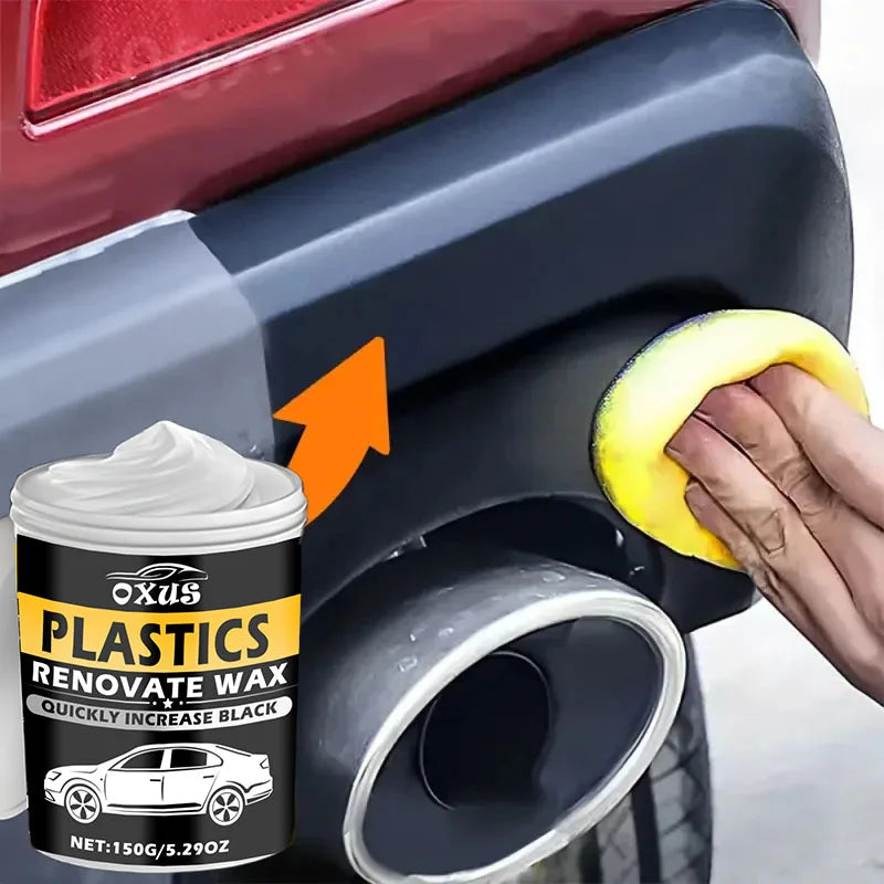 Black Crystal Plastic & Rubber Repair Paste – Car Scratch Polish