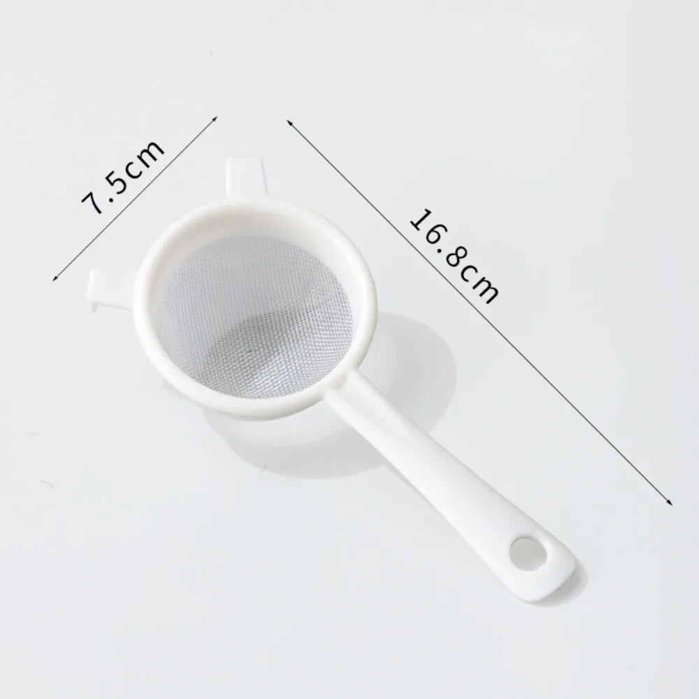Ultra Fine Mesh Strainer with Handle – Mini Plastic Colander