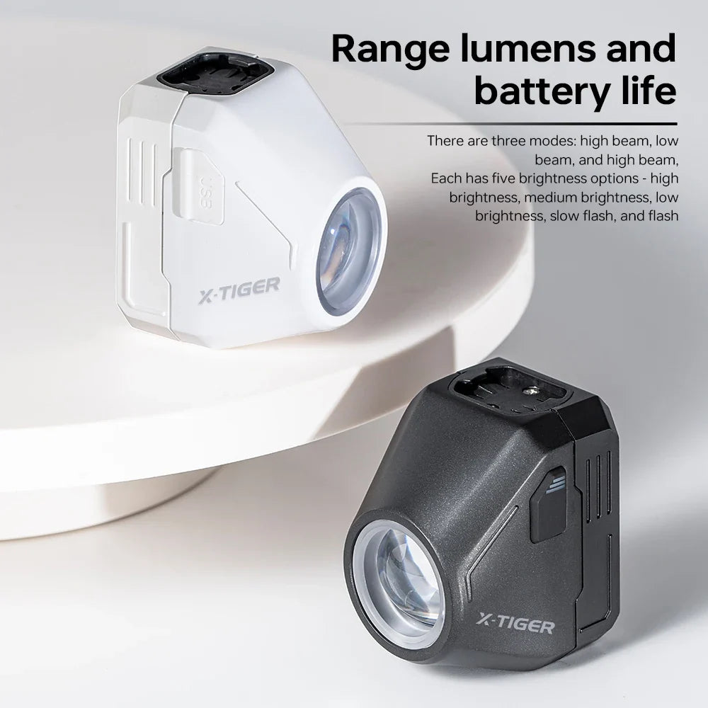 X-TIGER 1600 Lumen Bike Light | IP66 USB-C Headlamp + Remote
