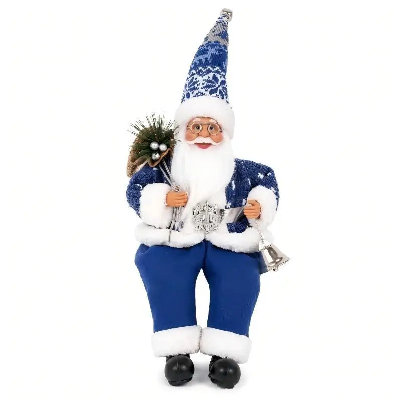 Santa Claus Standing Figurine – Handcrafted Christmas Decor
