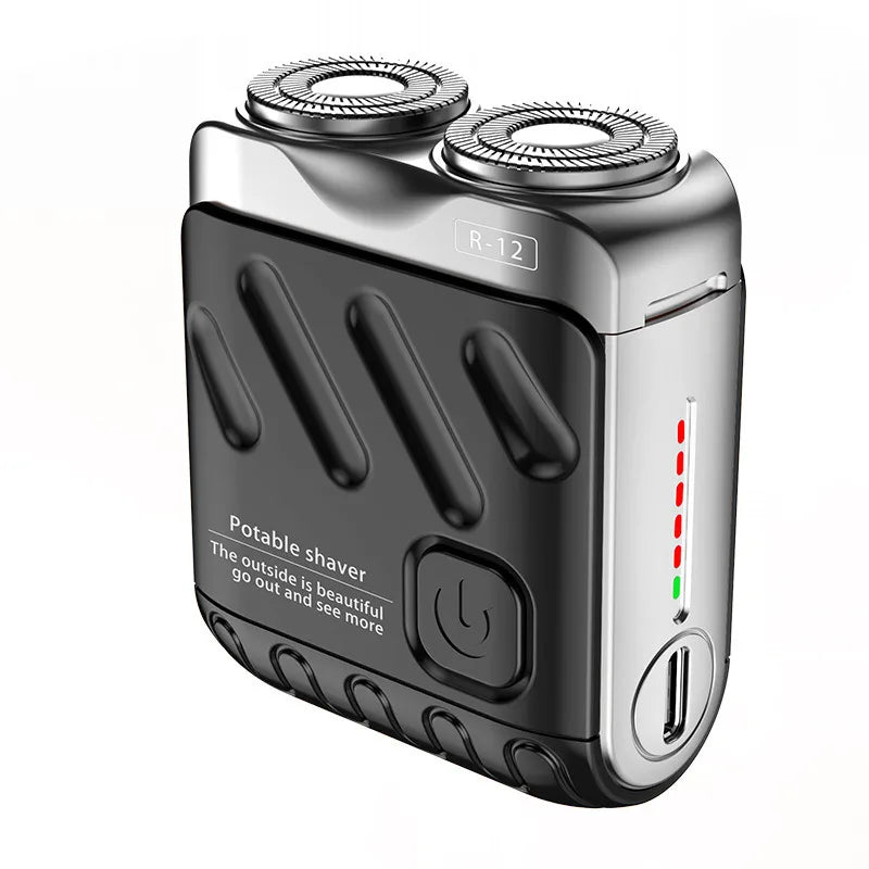 R-12 Mini Portable Electric Shaver – Wet & Dry Type-C Razor