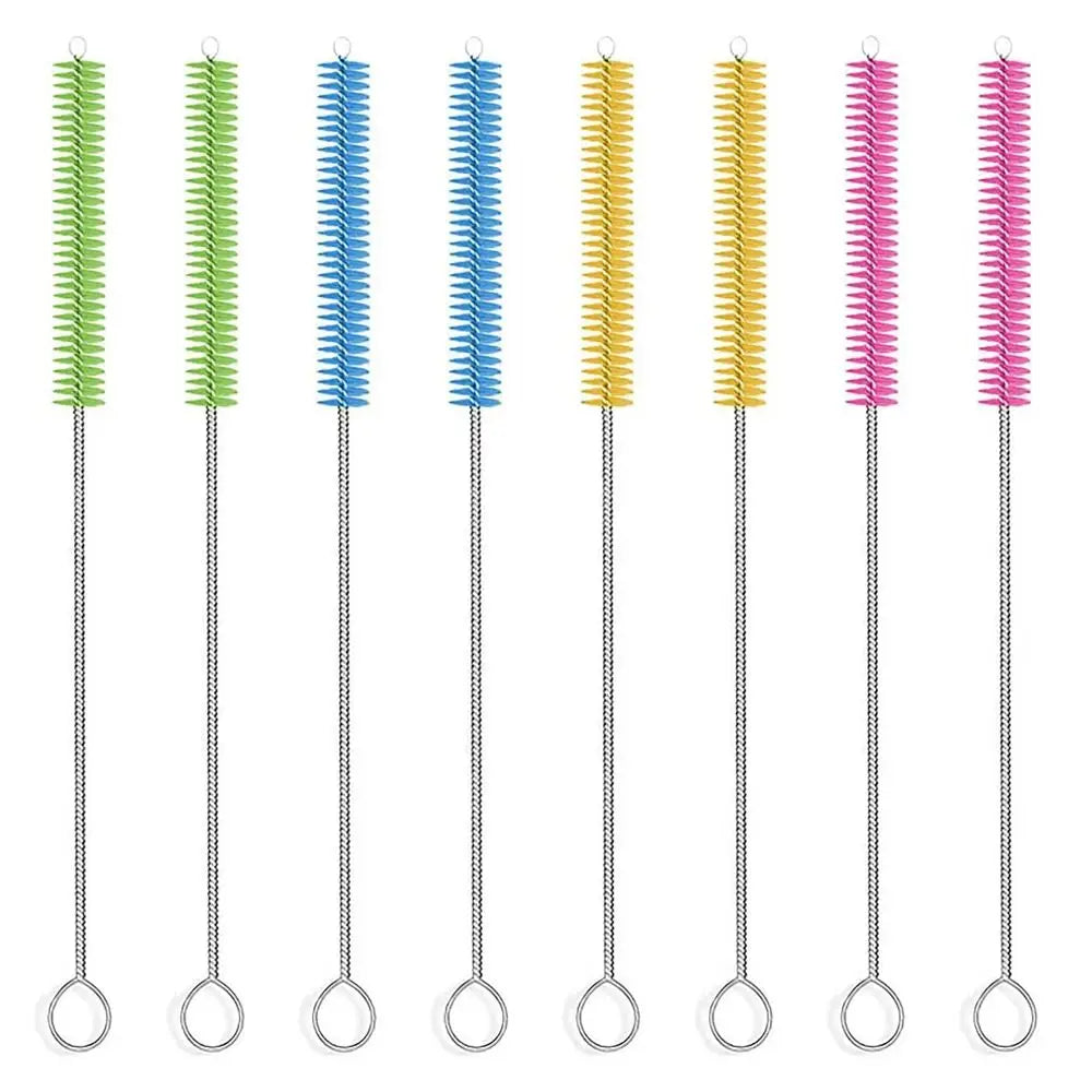 Straw Cleaning Brush – Nylon & Stainless Steel Multi-Purpose
