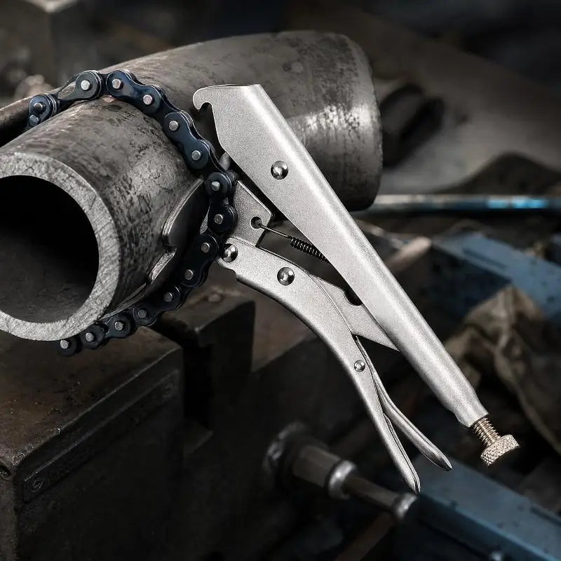 18" Heavy Duty Chain Locking Pliers – Carbon Steel Pipe Clamp