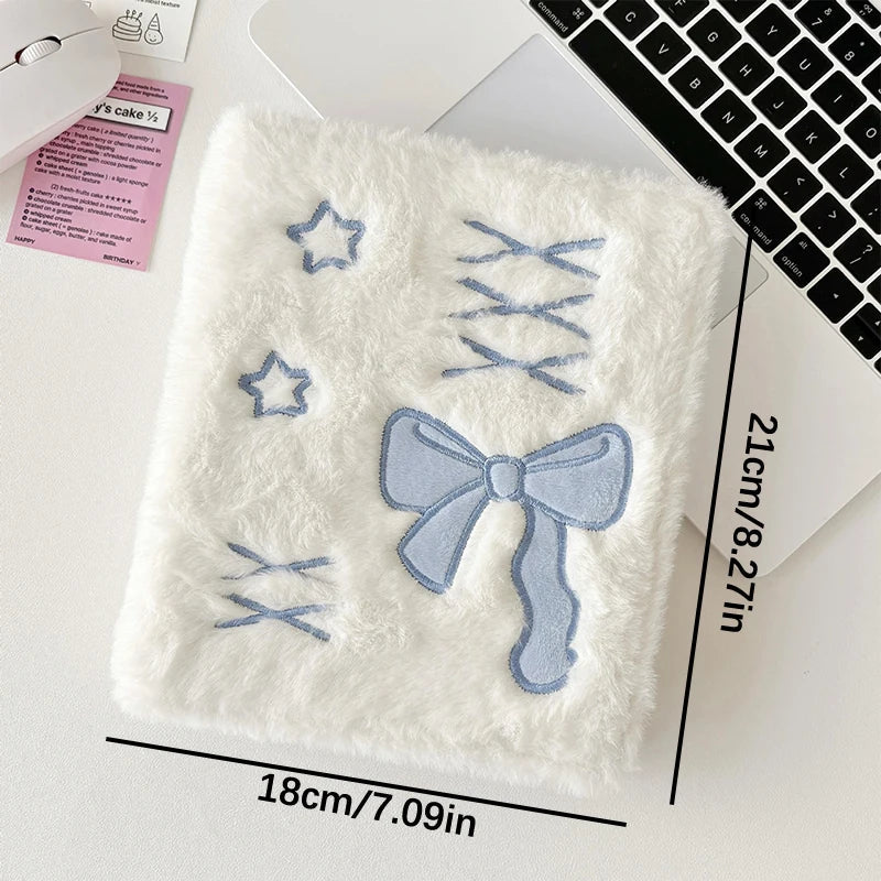 Cute Bow Plush A6 Kpop Photocard Album & Card Holder