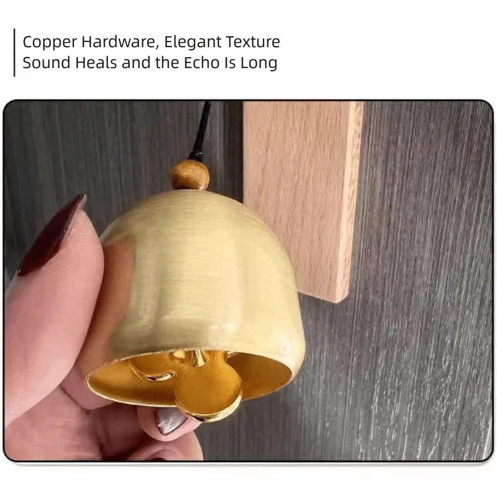 Wooden Door Bell Wind Chime – Japanese Style Shopkeeper Bell