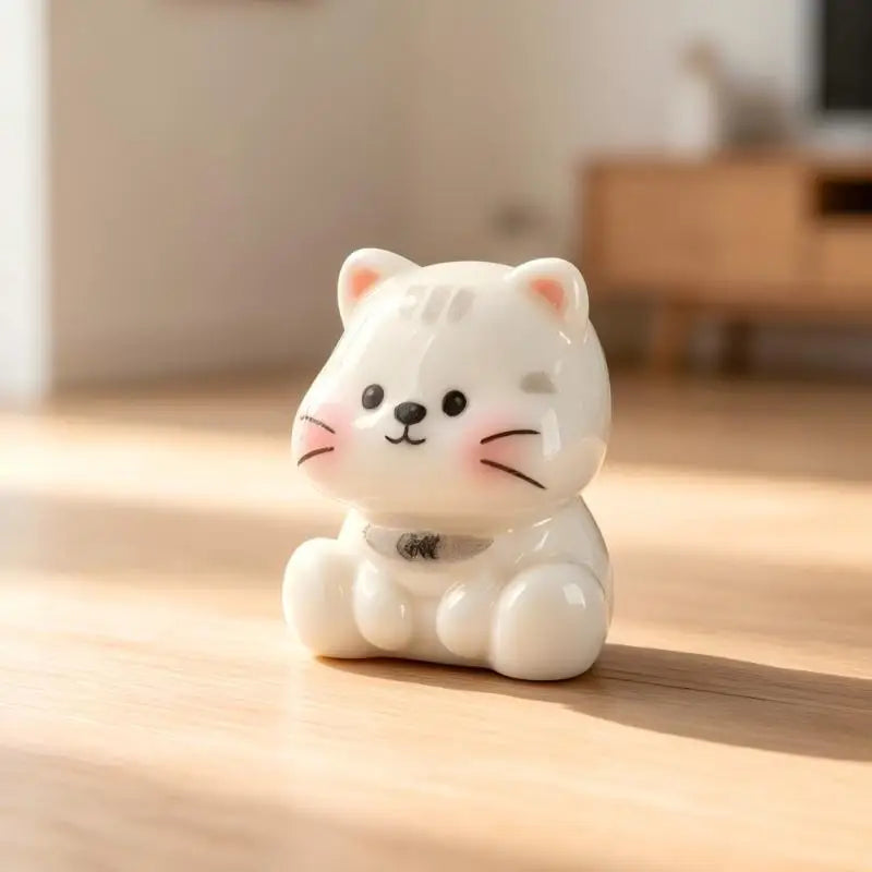 Mini Cat Figurines 6-Piece Set – Kitten Home & Desk Decor