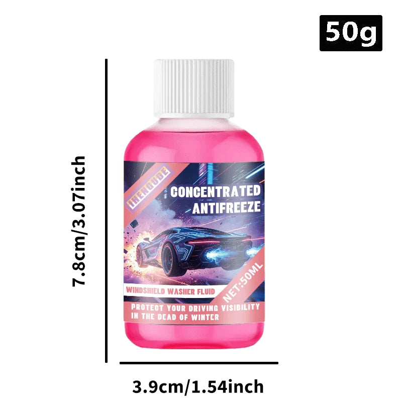Concentrated Windshield Washer Fluid – Streak-Free & Waterproof