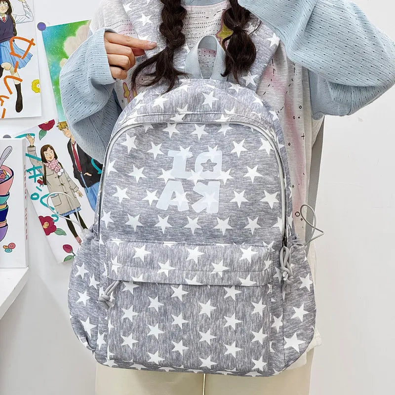 Nixie Canvas Small Backpack – Casual School Bag for Women