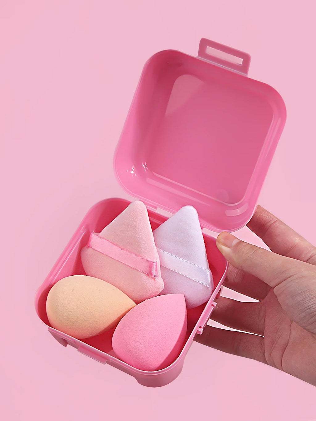 4-Piece Makeup Sponge Set – Foundation & Powder Puffs | Nixie