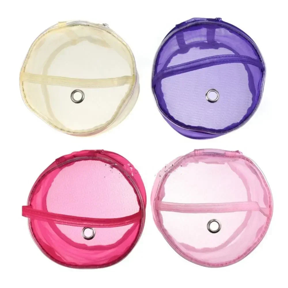 Portable Mesh Yarn Storage Bag for Knitting & Crochet