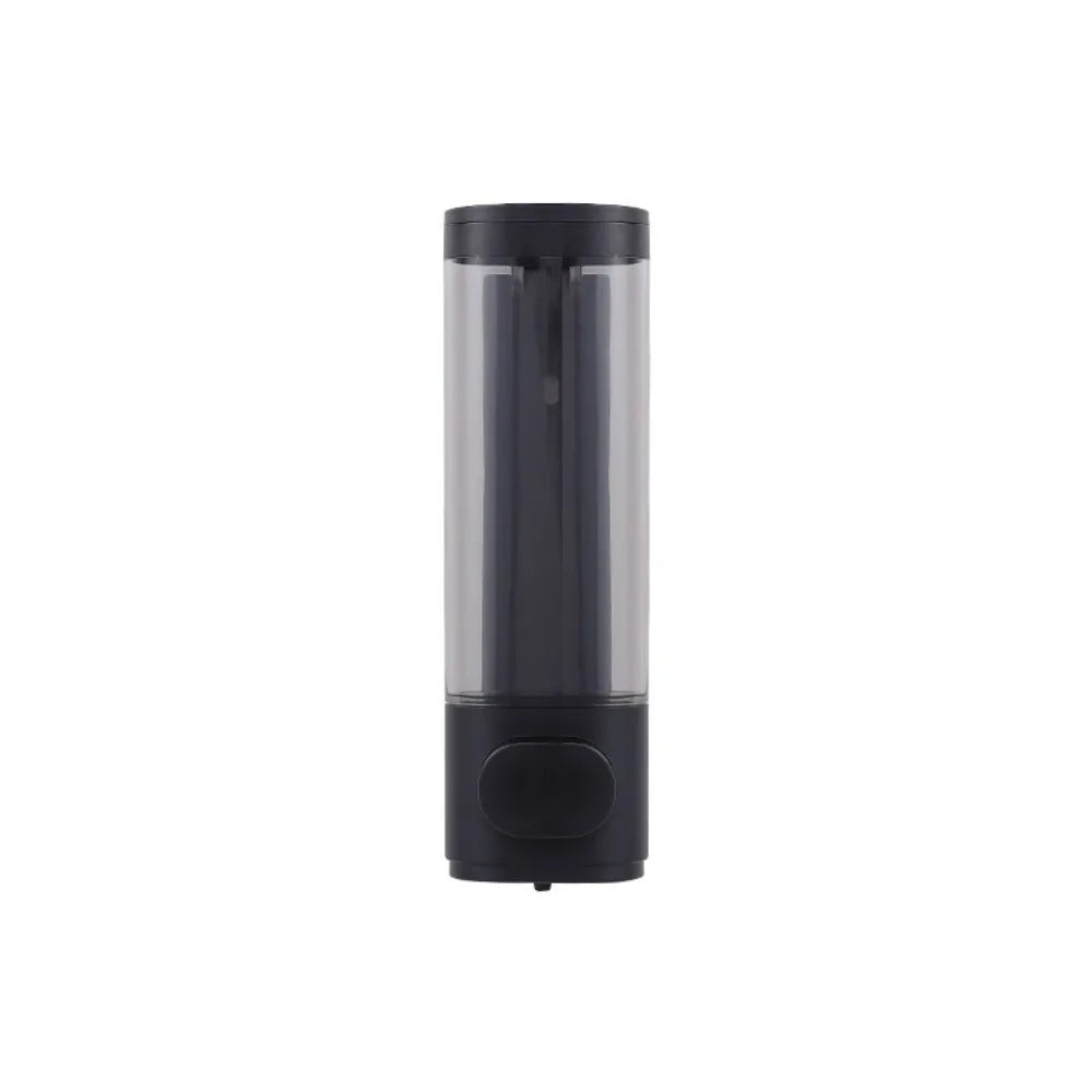 Wall-Mounted Manual Soap Dispenser – ABS Plastic White & Black