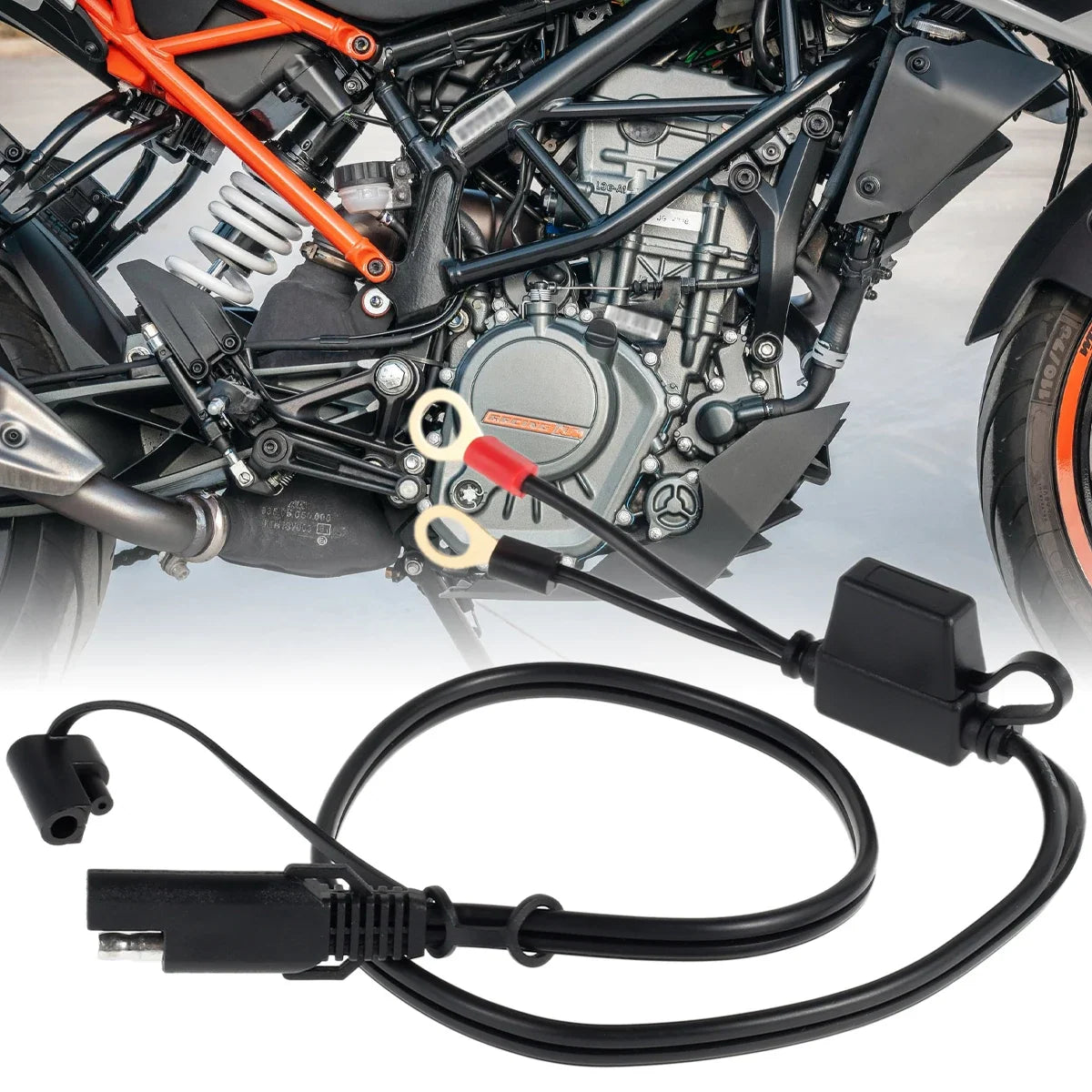 SAE to Ring Terminal Quick Disconnect Battery Charger Cable