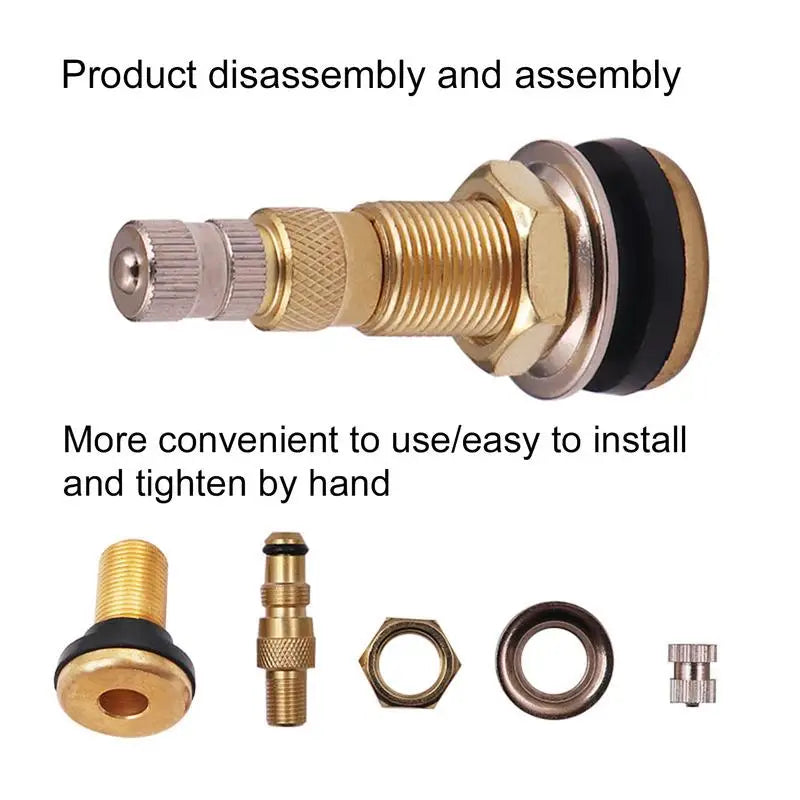 TR618A Brass Tubeless Valve Stem – Tractor & Industrial