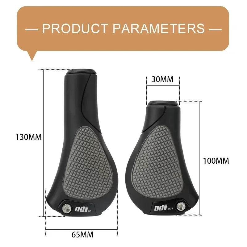 ODI Lock-On Ergonomic MTB Bicycle Grips – Aluminum & Rubber