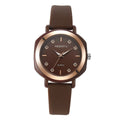 REBIRTH Women's Quartz Watch – Silicone Strap Numberless Dial