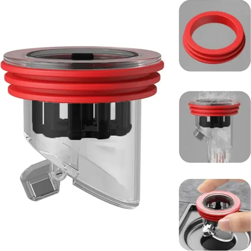 Odor Proof Floor Drain Valve & Sewer Core Backflow Preventer