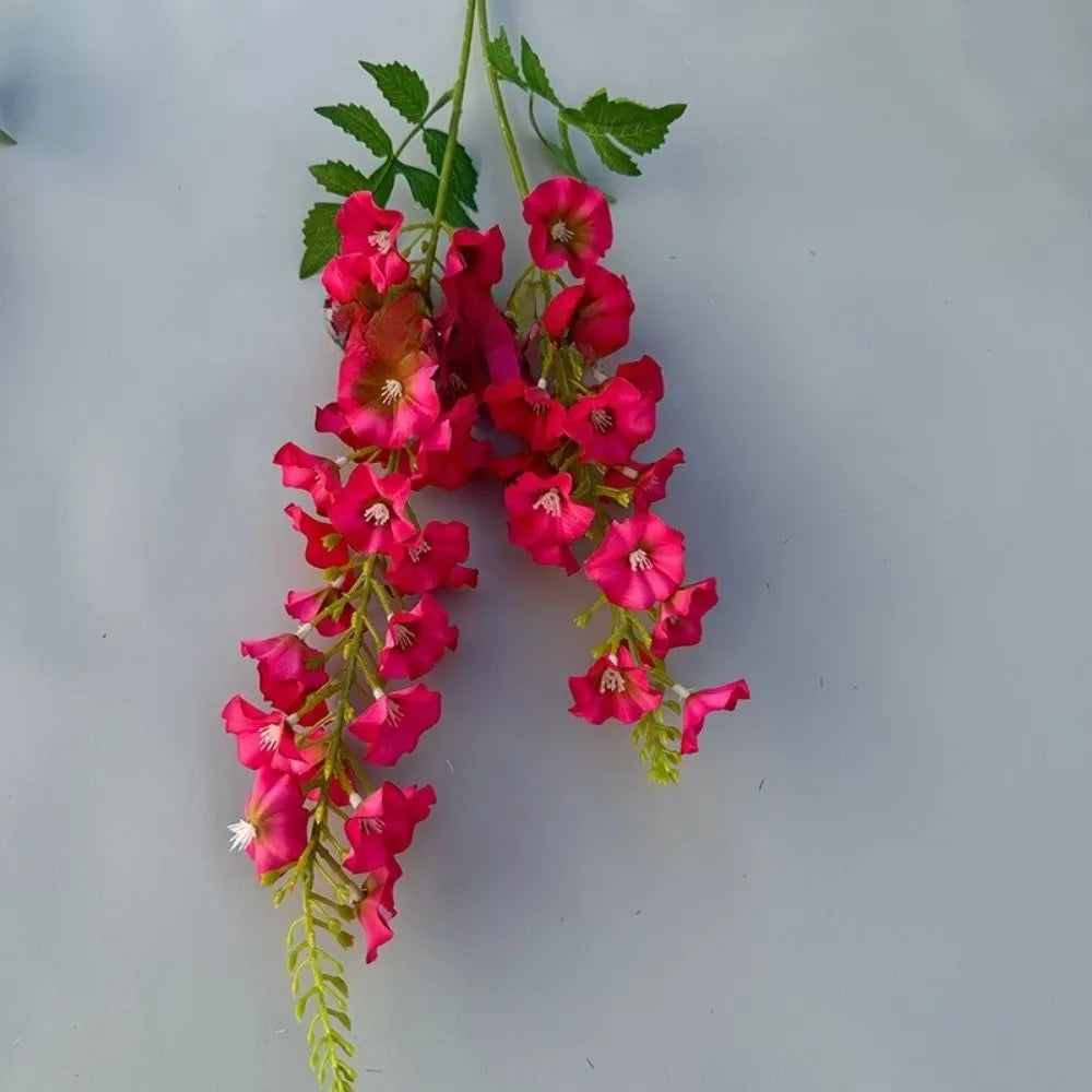 Pink Artificial Larkspur Silk Flowers – 2-Fork Faux Floral Stems
