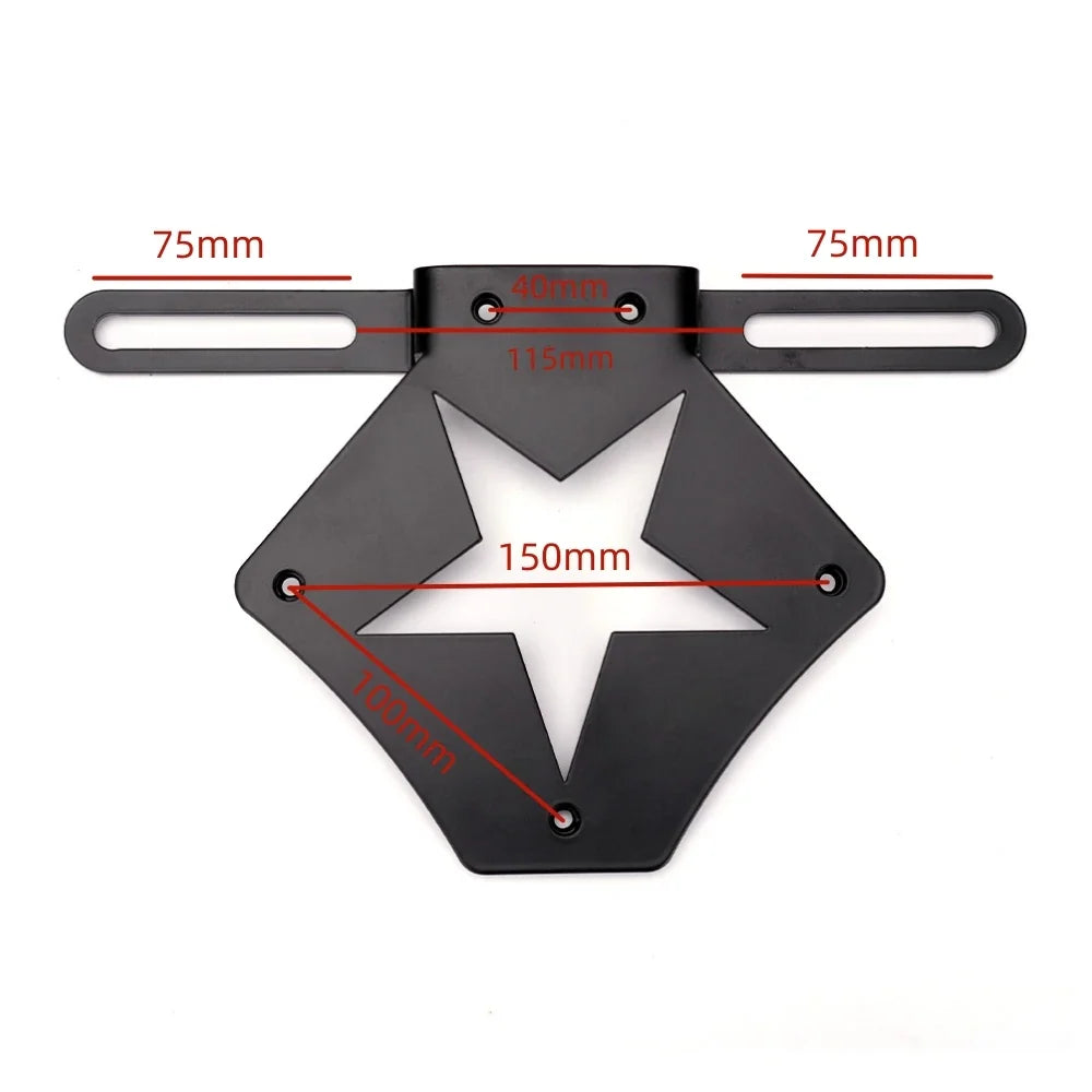Universal Motorcycle Saddlebag Support Bracket 12–22cm Adjustable