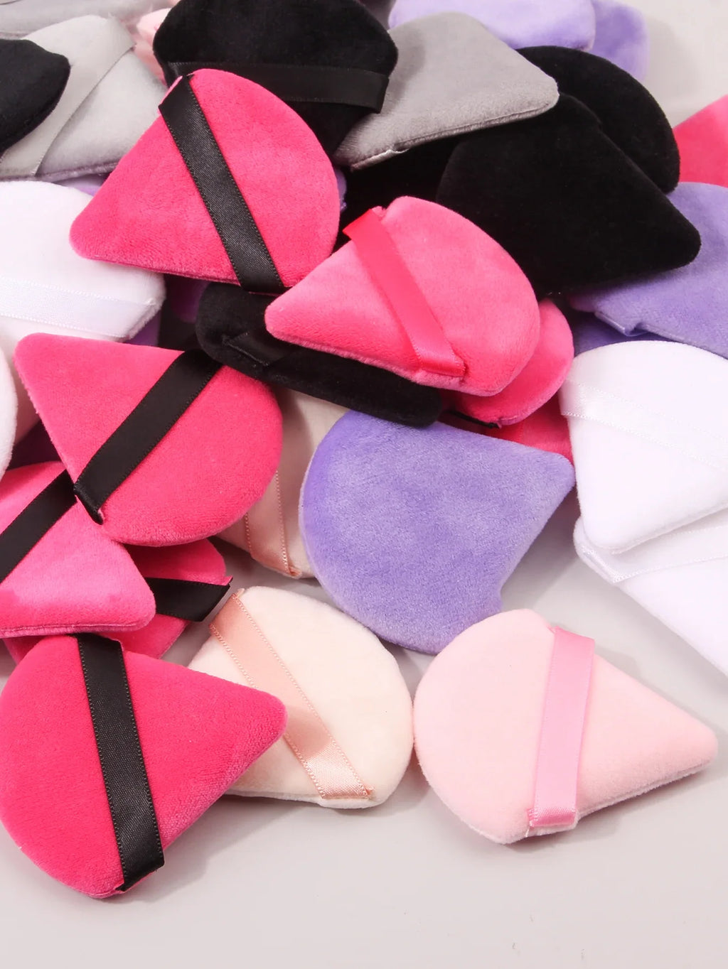 50PCS Triangular Powder Puff Makeup Sponge Set – Multi-Color