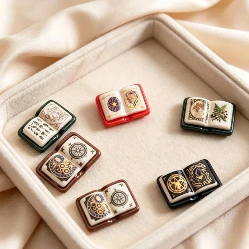 Retro Mini Resin Magic Book Charms 5/10/20PCS – DIY Jewelry