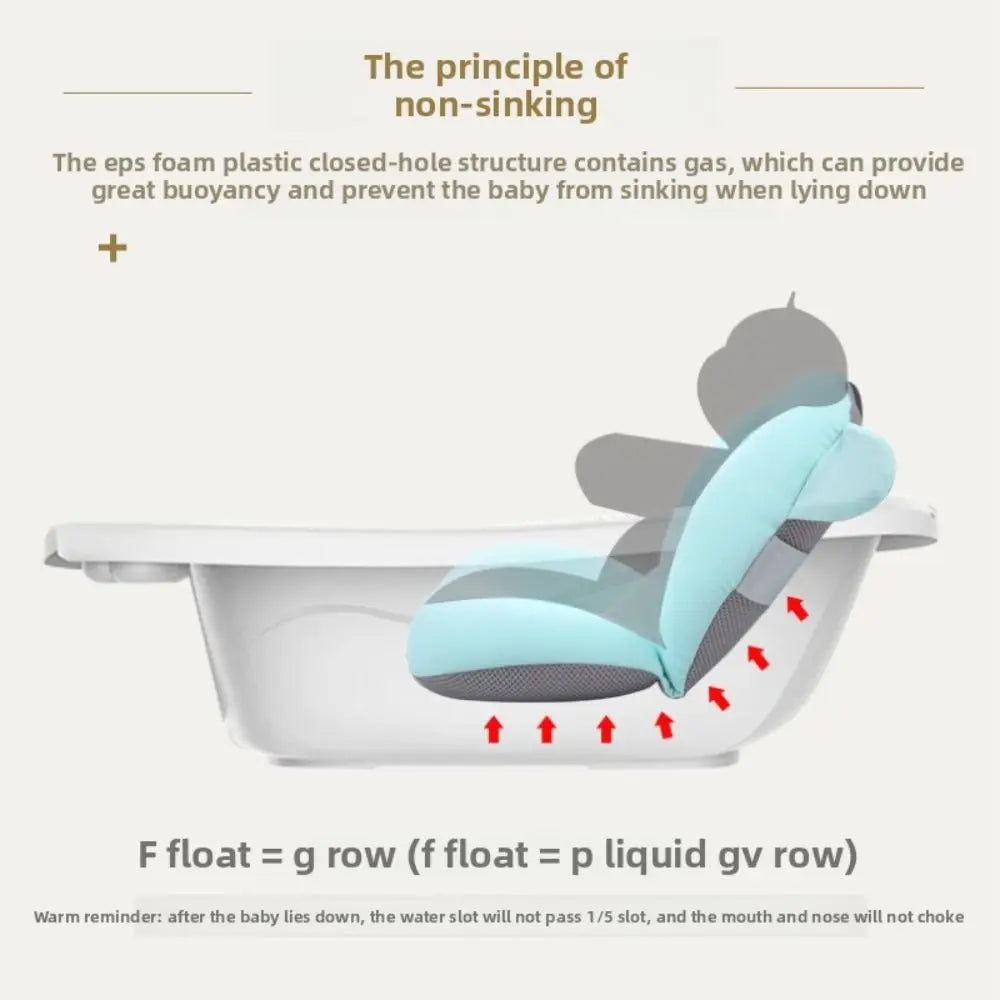 Portable Foldable Baby Bath Seat | Non-Slip Bathtub Support