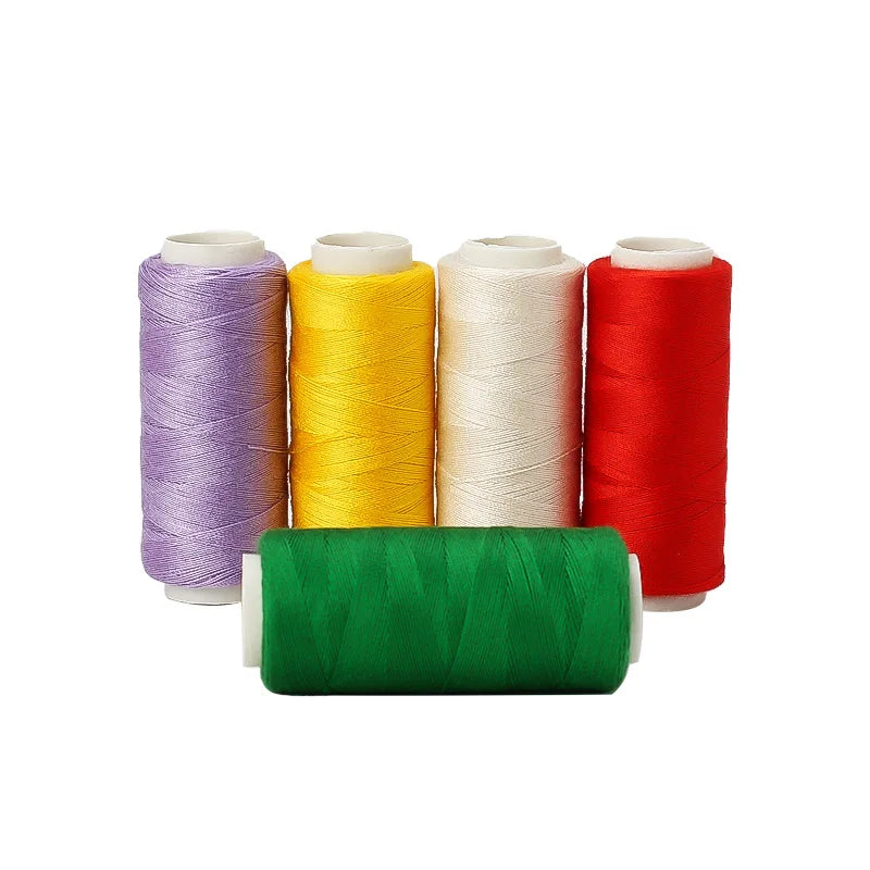 12-Color Polyester Embroidery Thread Set – Sewing & Crafts