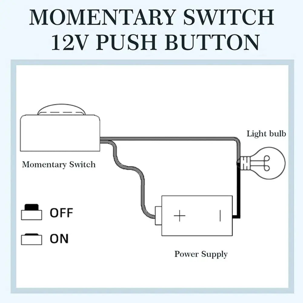 Momentary Push Button Switch 12V 24V Mini Surface Mount