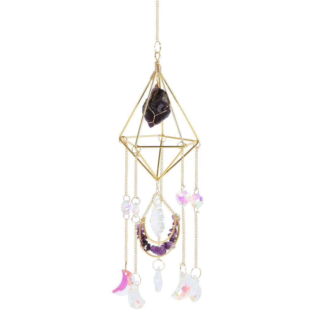 Hanging Crystal Suncatcher for Window & Garden Décor